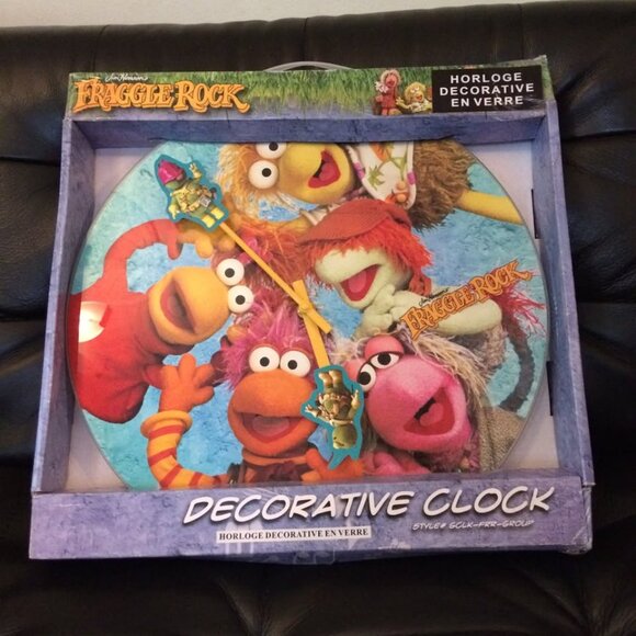 Fraggle Rock Hallmark Jim Henson Large Wall Clock New in Damaged Packaging - Picture 1 of 7